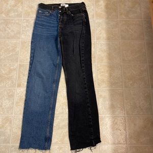Urban Outfitters Two toned jeans